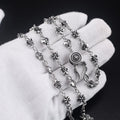 Chrome Hearts anchor love cross necklace