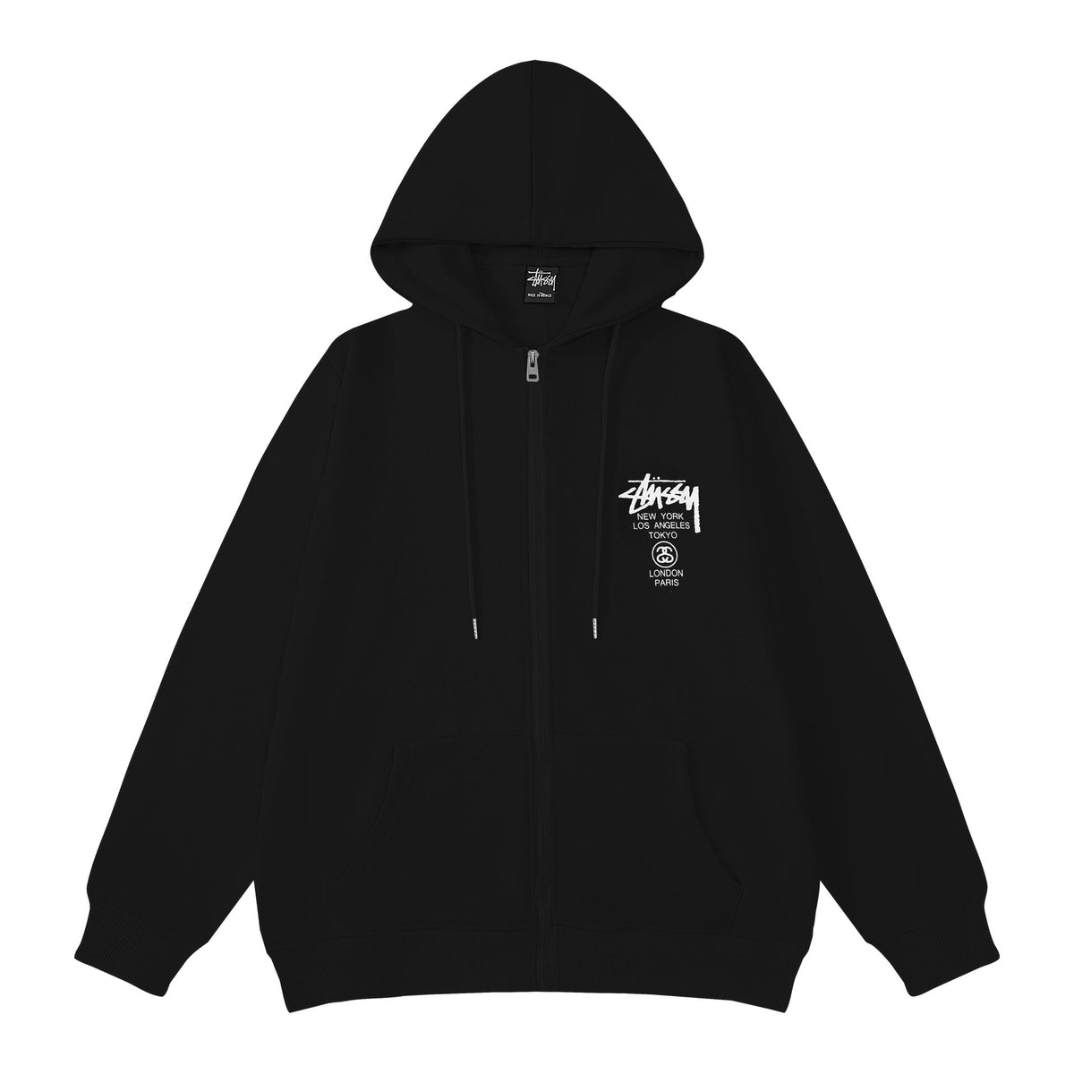 Stussy Hoodie Zip-Up Cardigan Classic Hooded Sweater