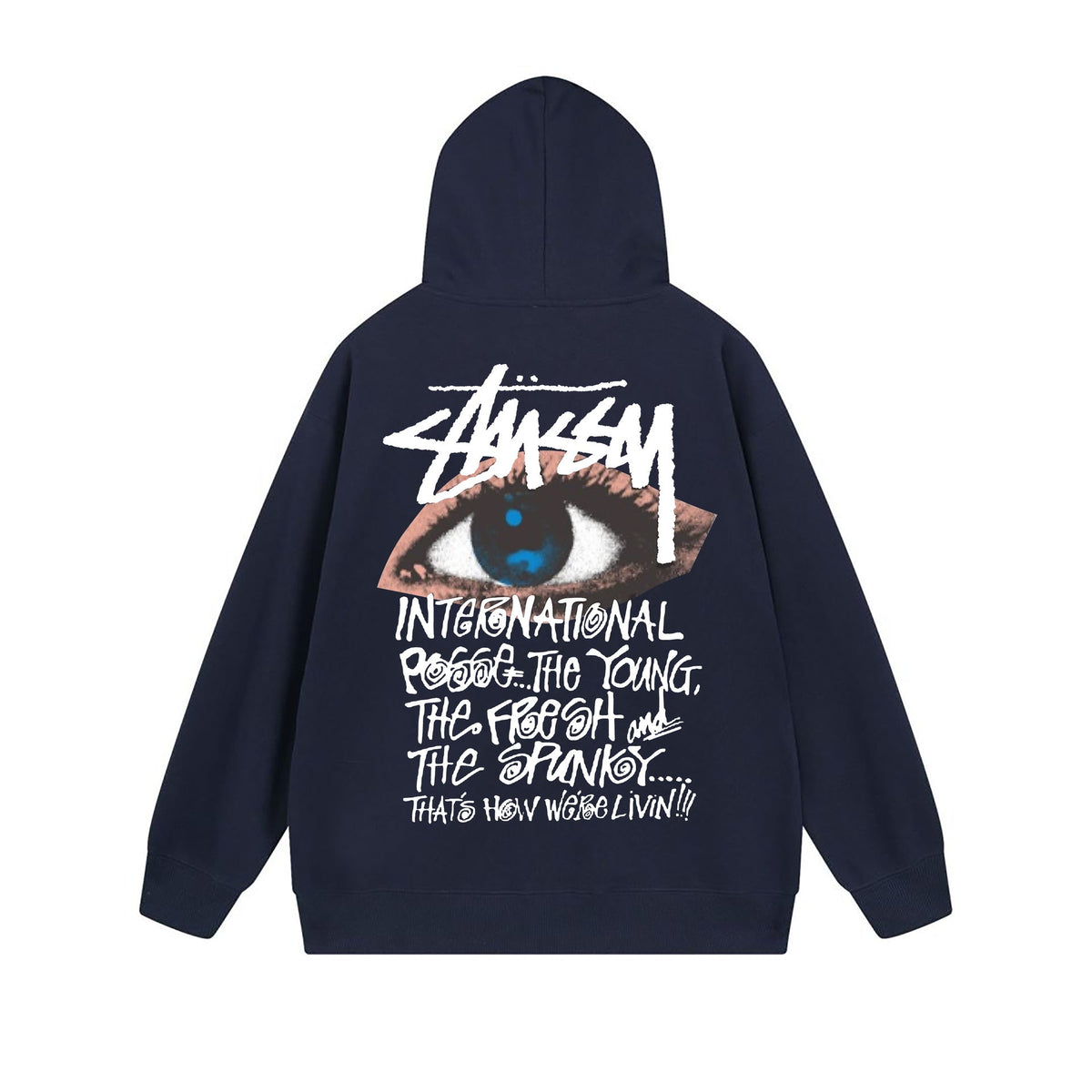 Stussy Hoodie Zip Cardigan Hooded Sweater
