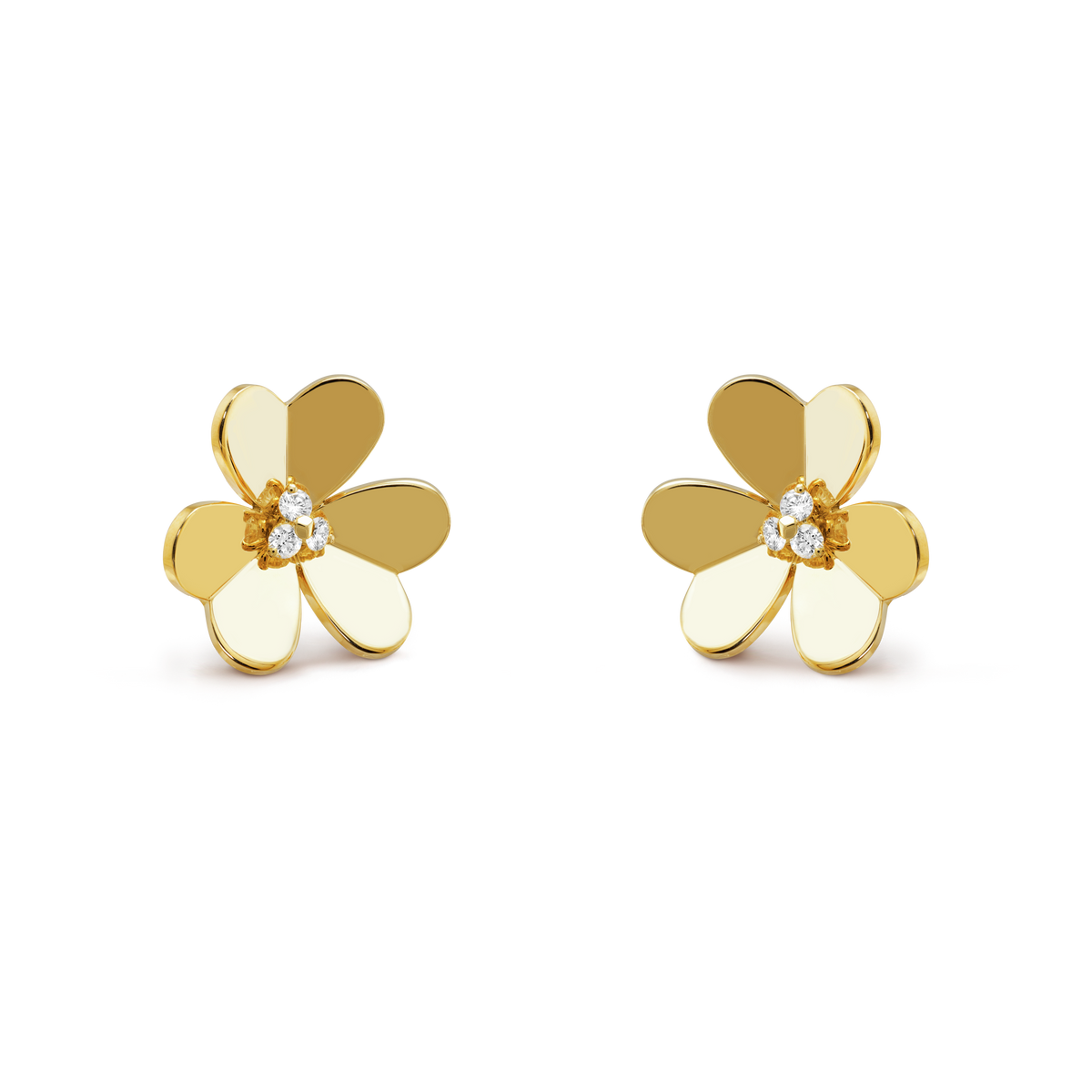 Van Cleef & Arpels Frivole Large Flower Earrings