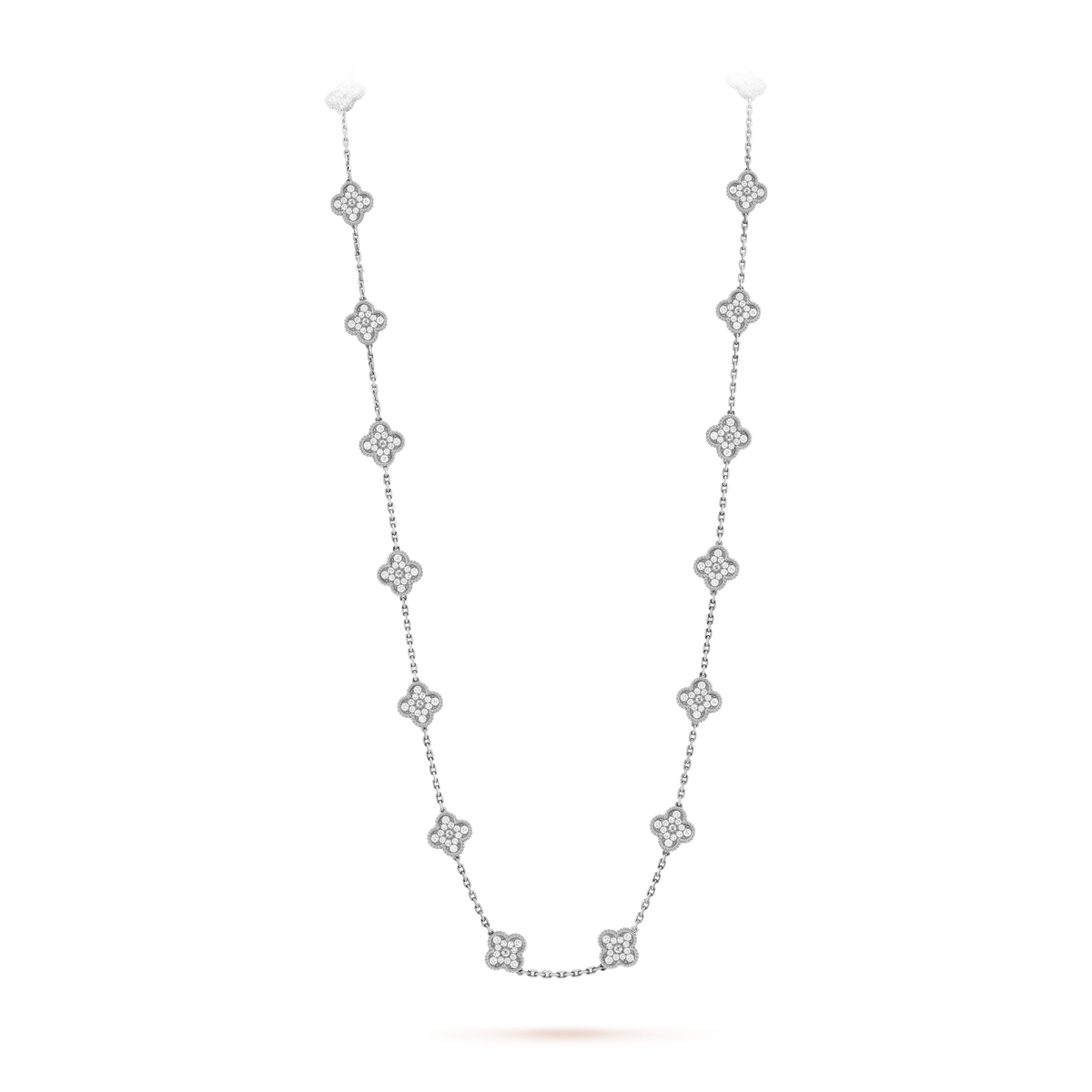 Van Cleef & Arpels Vintage Alhambra 20 Motifs Long Necklace